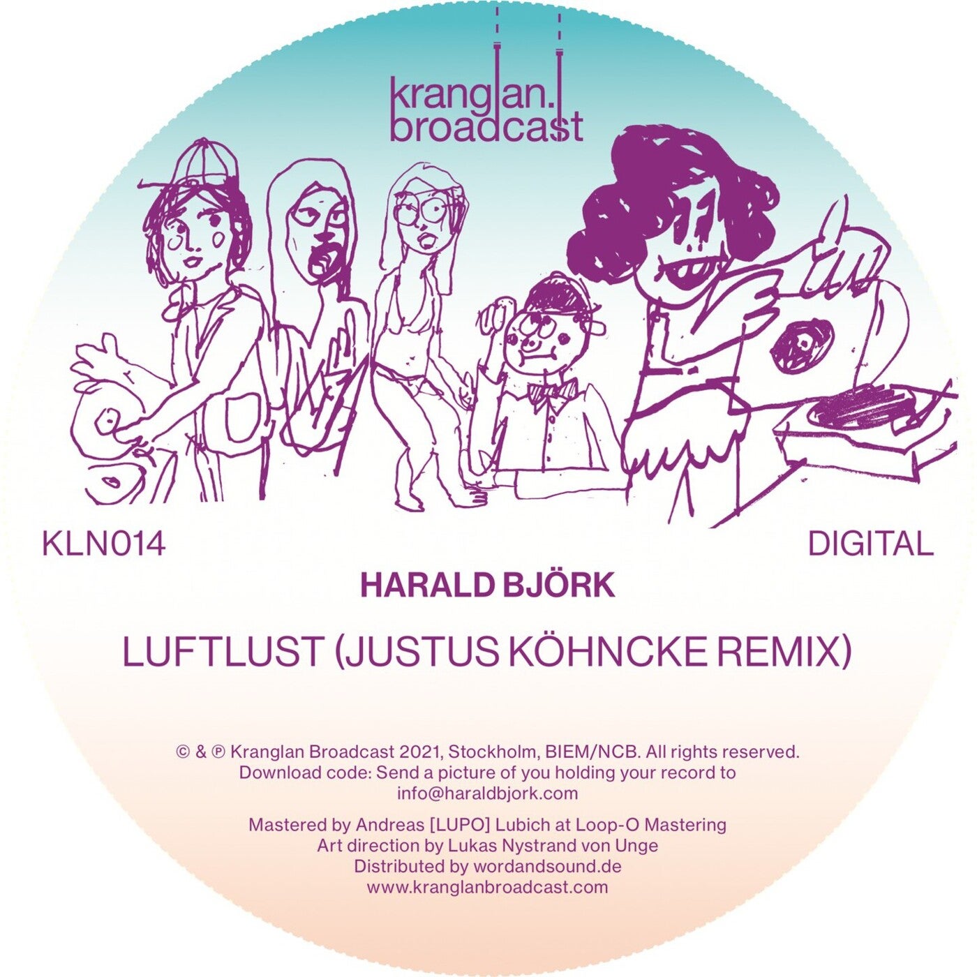 Harald Bjork - Luftlust (Justus Köhncke Remix) [KLN0142]